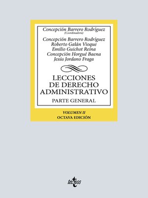 cover image of Lecciones de Derecho Administrativo